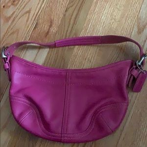 Rare Hot Pink Coach Soho Hobo Bag